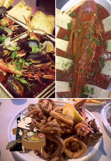 Platti al Centro di ristorazione dei Pescatori di Terracina