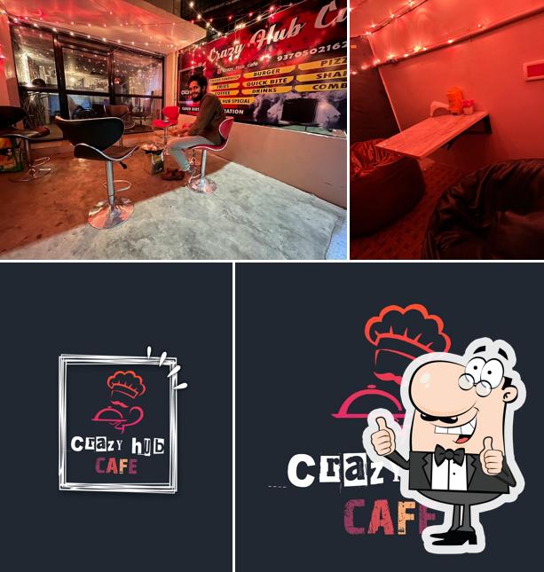 See this picture of Crazy Hub Cafe( Private AC Dining available)