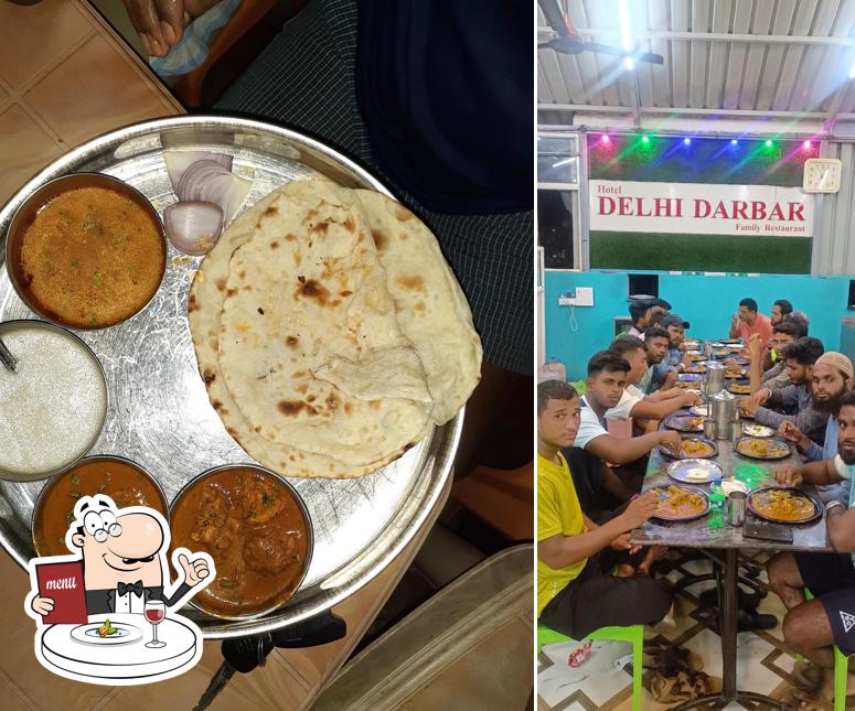 Food at Delhi Darbar Hotel