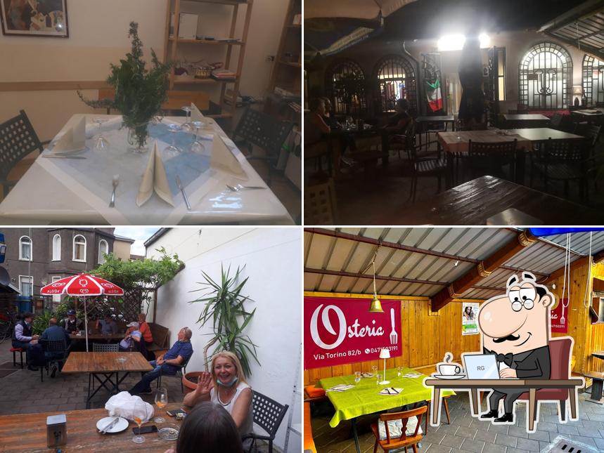 Dai un'occhiata agli interni di Osteria di Vicentini Marco Via Torino 82/B
