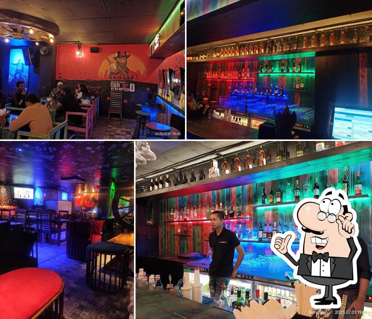 The interior of Reboot The Pub