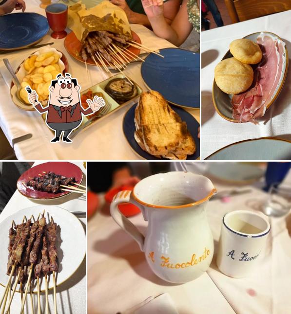 A fuoco lento arrosticini