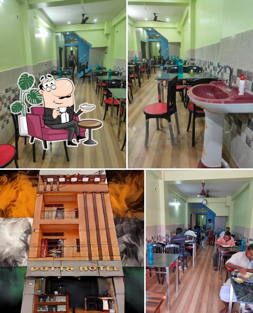 The interior of Dutta hotel