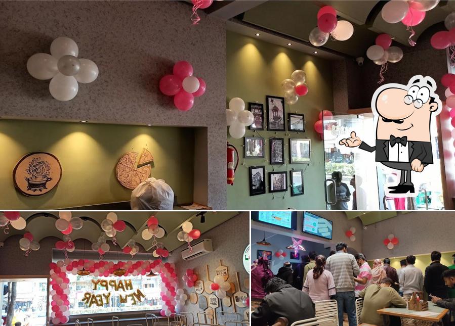 The interior of La Pino'z Pizza-Khokhra, Ahmedabad