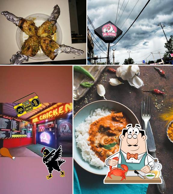 Get seafood at Mr. Chicken