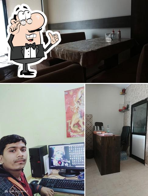 The interior of Muskan Mohak Restaurant