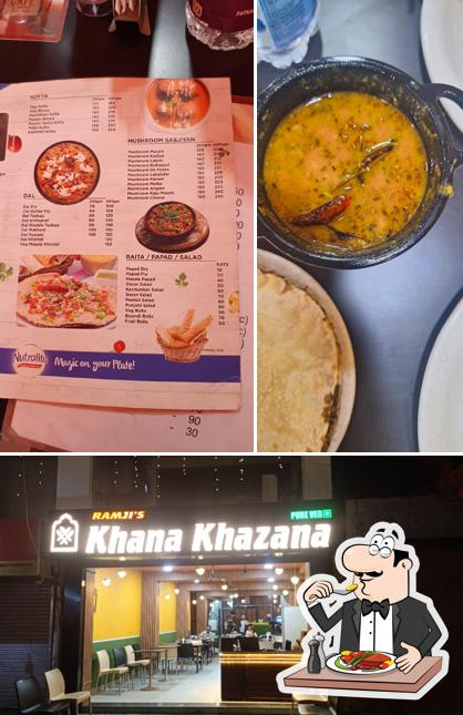 Ramji"s khana khazana ,Adarsh nagar,Durg is distinguished by food and interior