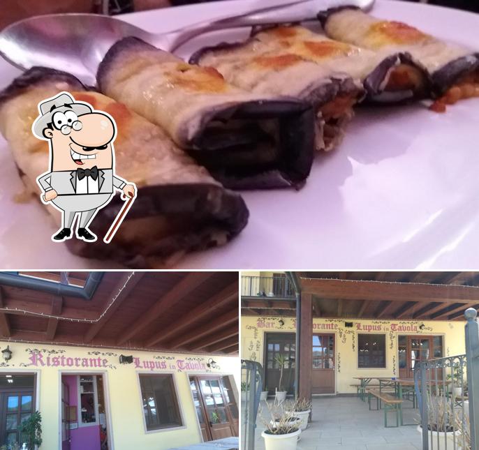 La foto di esterno e cibo da Ristorante Lupus In Tavola