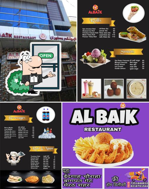 Check out how al baik restaurant looks outside