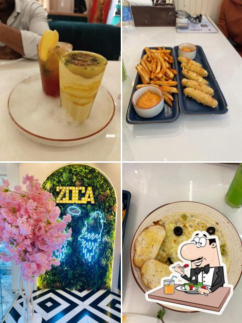 Food at ZOCA Cafe
