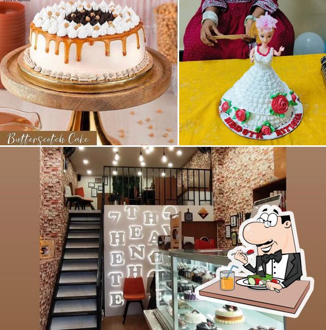 Food at 7thHeaven Bhatkal cake shop