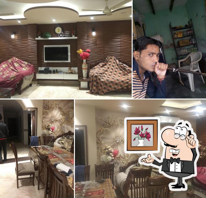 The interior of Delhi Restaurant