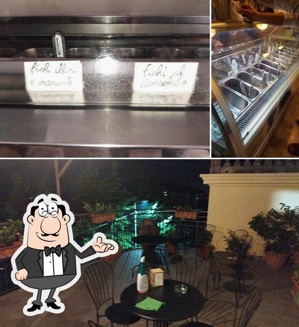 Gli interni di Gelateria di Matteo