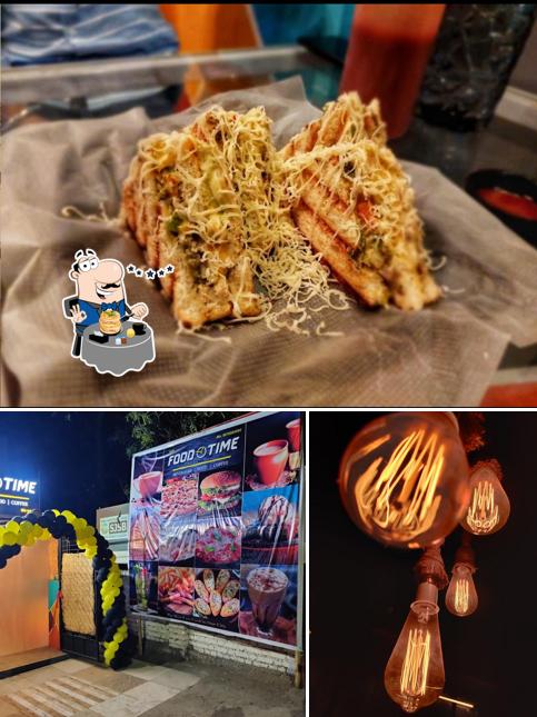 Check out the picture displaying food and beverage at Cafe Food Time