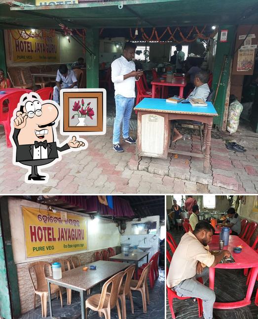 The interior of Hotel Jayguru
