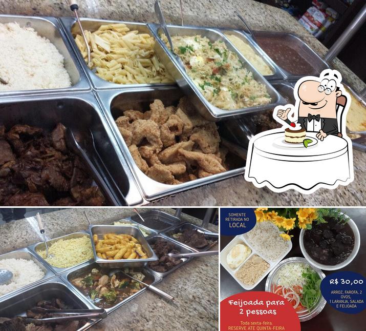 Restaurante Só Alegria serve uma gama de sobremesas