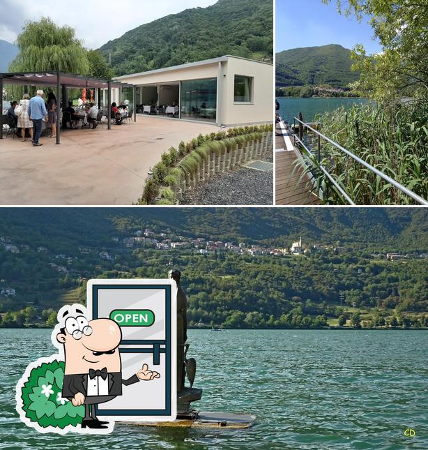 Goditi la vista dagli esterni di Madonna del Lago