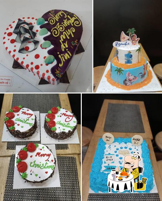 Meals at Shinchan cakes