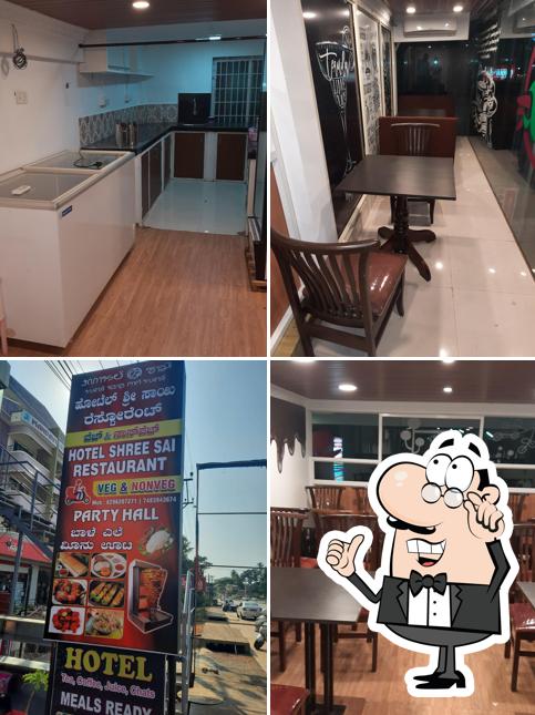 The interior of Shree Sai Veg & Non Veg