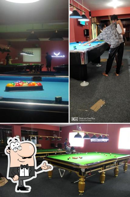 The interior of Snooker World