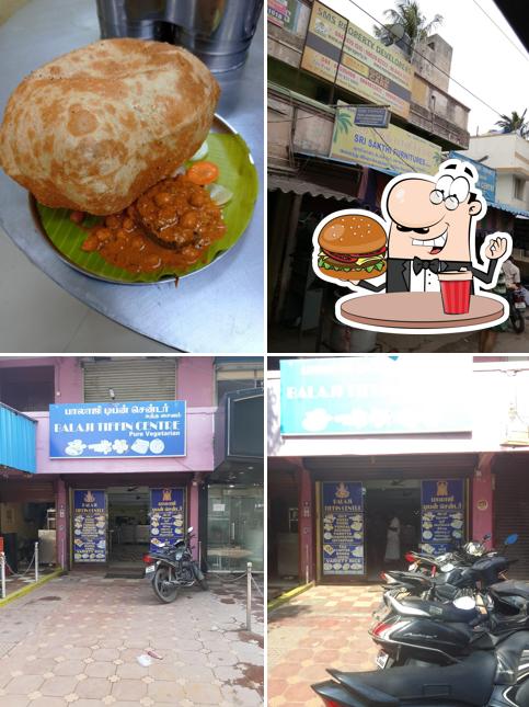 Get a burger at Sri Balaji Tiffin Center(Pure- Vegetarian)