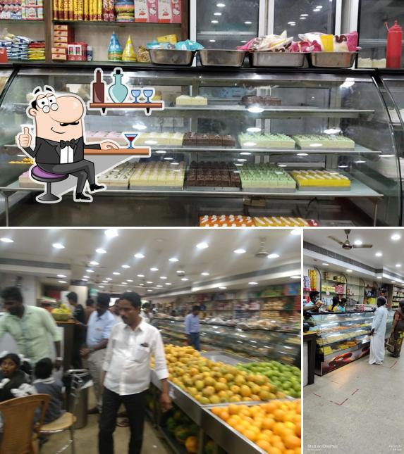 Check out how Sri Ganapathy Sweets, Bakery & Sweets - Juice Center/Bakery & Sweets/Fruits looks inside