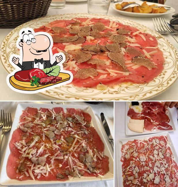 Carpaccio di manzo al Trattoria Del Passatore