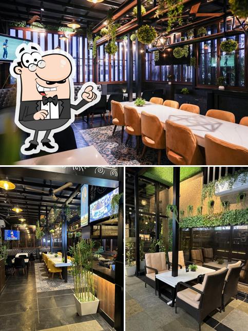 The interior of SkyGrove Cafe Kochi - Rooftop Cafe in Kochi, Restaurant in Kochi, Cafe in Kaloor
