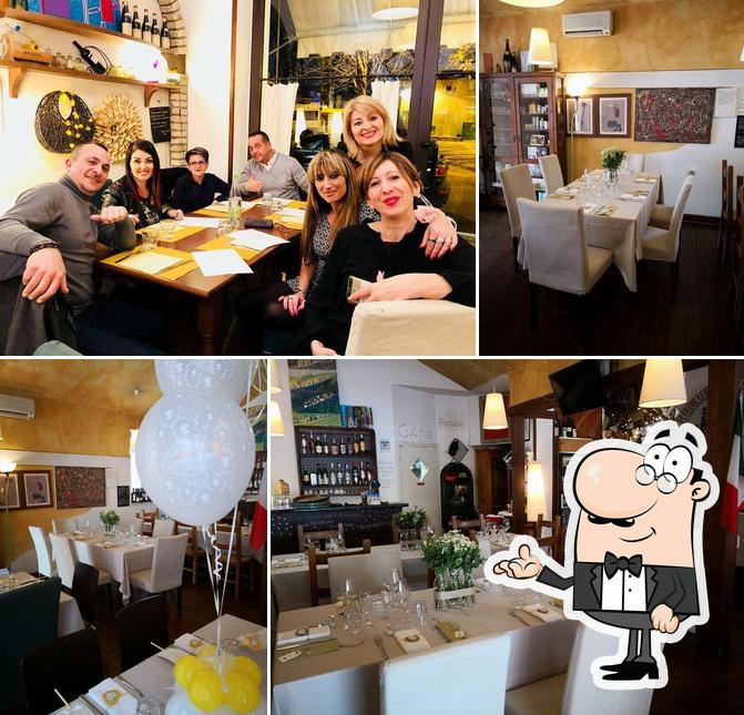 Gli interni di Taverna Paradiso