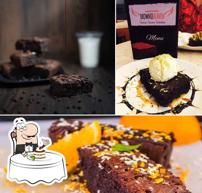 Brownie Heaven serves a variety of desserts