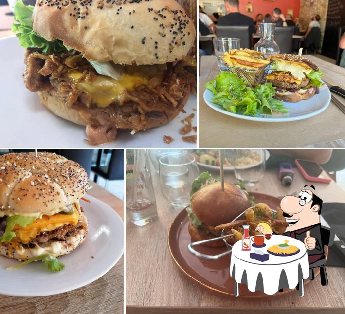Commandez un hamburger à ENTRE NOUS
