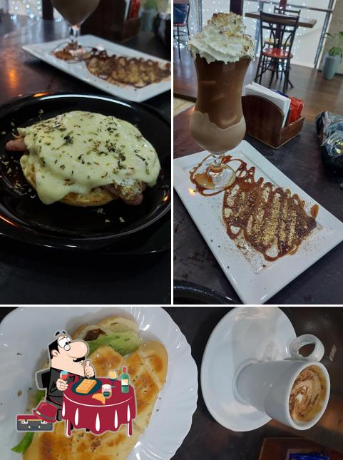 Waffles em Estação Café