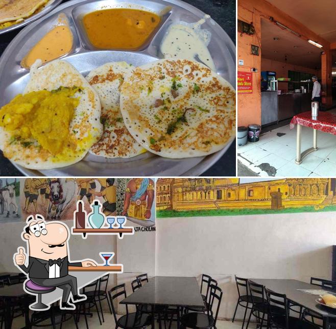 The interior of HOTEL VIJAY Taste of Tamil Nadu