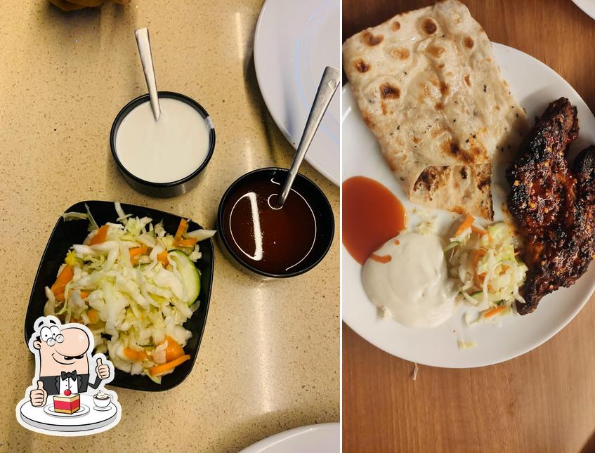 MUZWALLA GRILL & MANDHI serves a selection of sweet dishes