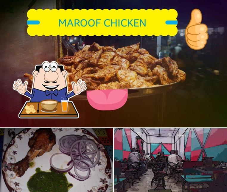 Maroof Chicken is distinguished by food and exterior