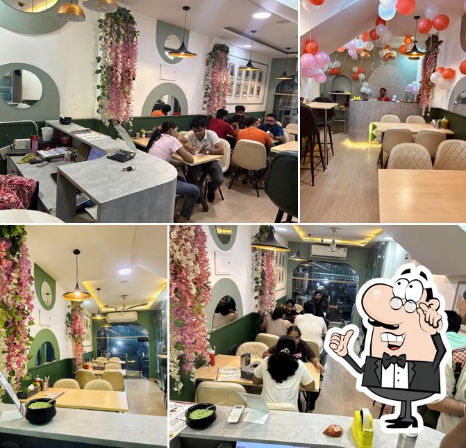 The interior of Shandar momo restaurant