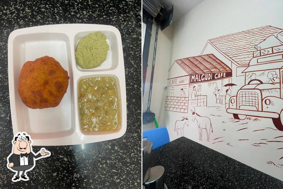 The interior of The Malgudi cafe
