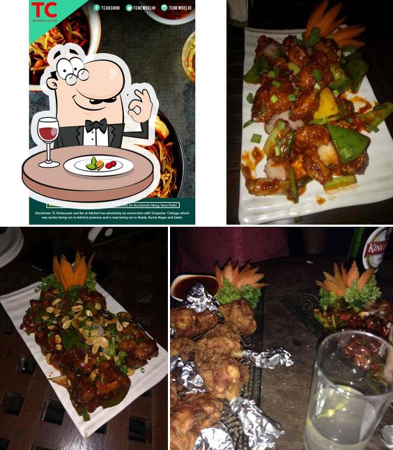 Food at TC Restaurant & Bar