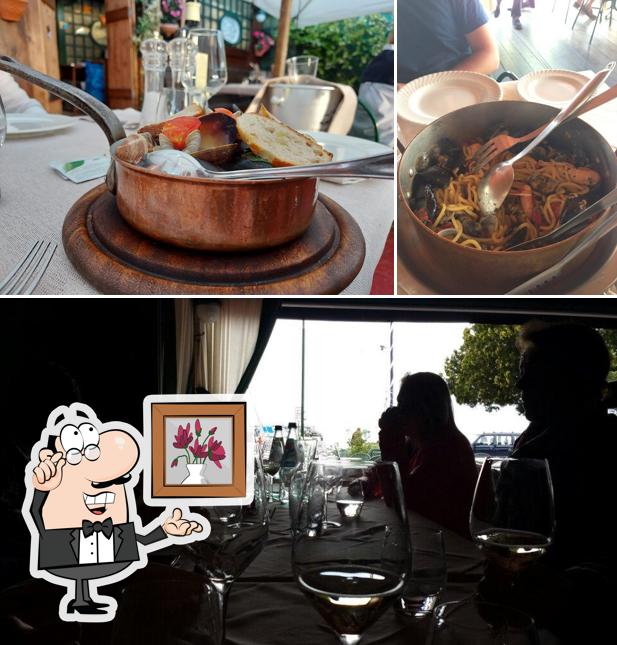 Gli interni di Tavernetta al Molo