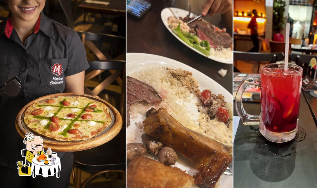 Platos en Restaurante Mania de Churrasco! Buffet & Pizza