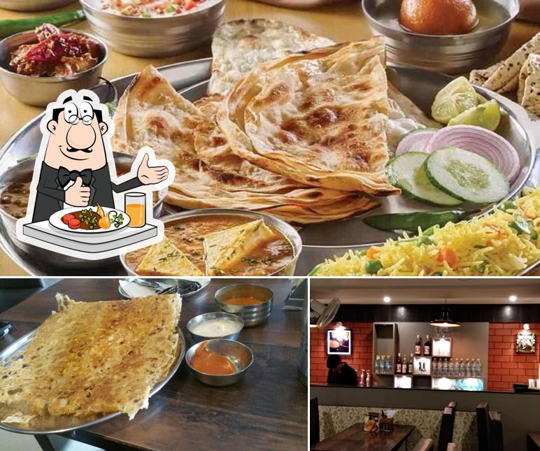 Take a look at the photo showing food and bar counter at Sagar Ratna - Pure Veg Restaurant BHU Lanka