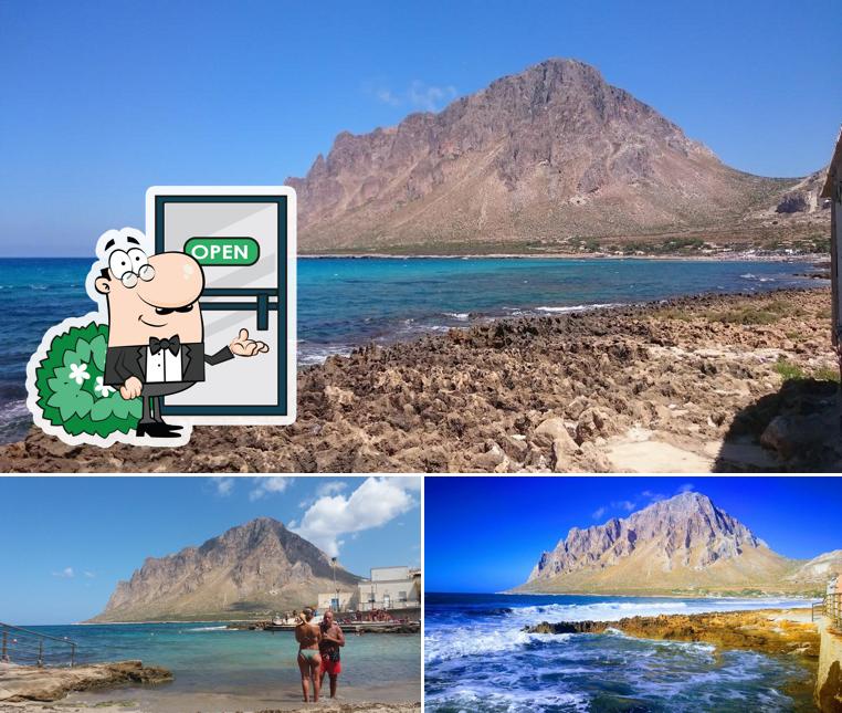 Gli esterni di Lido Baia Cornino