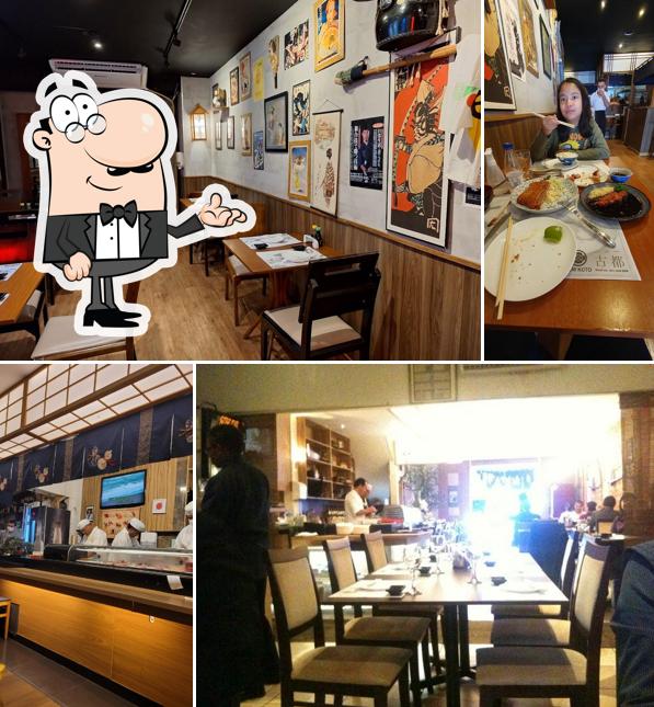 O interior do Restaurante New Koto