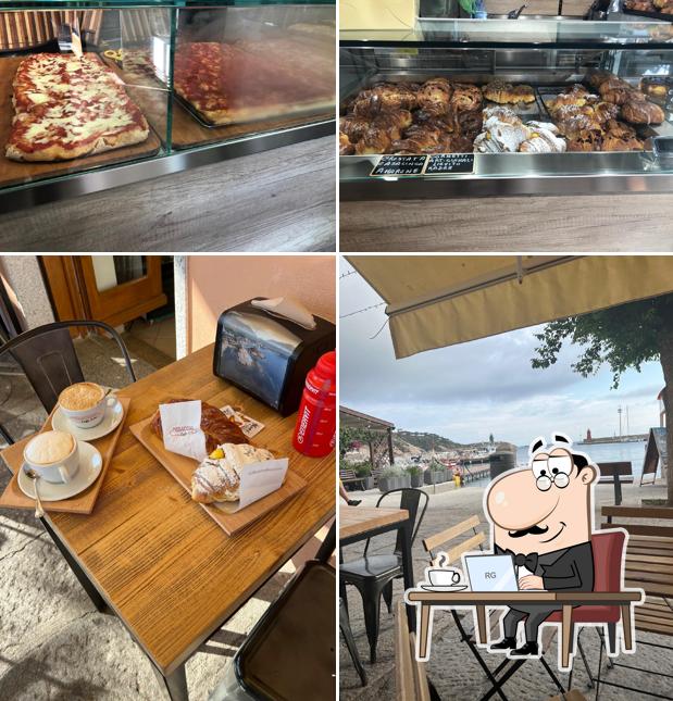 Dai un’occhiata alla foto che presenta la interni e cibo di Bar Fausto