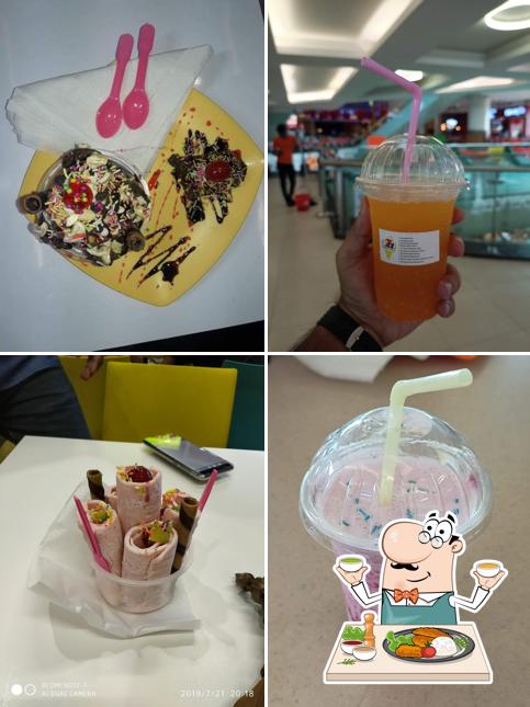 Food at 7/12 Fried Ice Cream Parlour