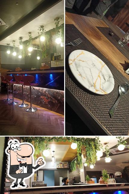 The interior of Green Leaf Family Restaurant