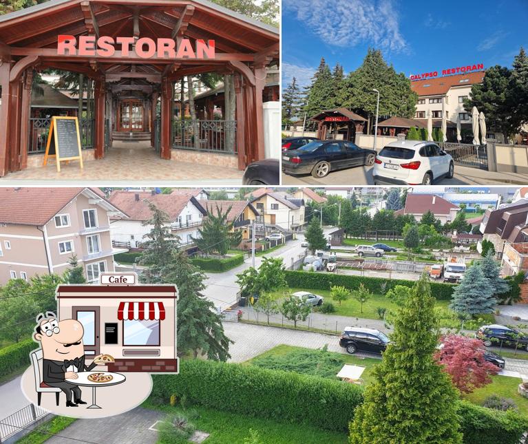 L'area esterna è una caratteristica importante di Hotel & Restoran Calypso