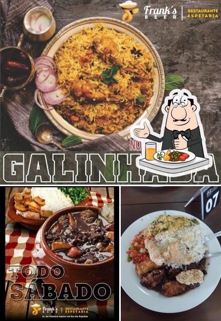 Comida em Frank´s Beer