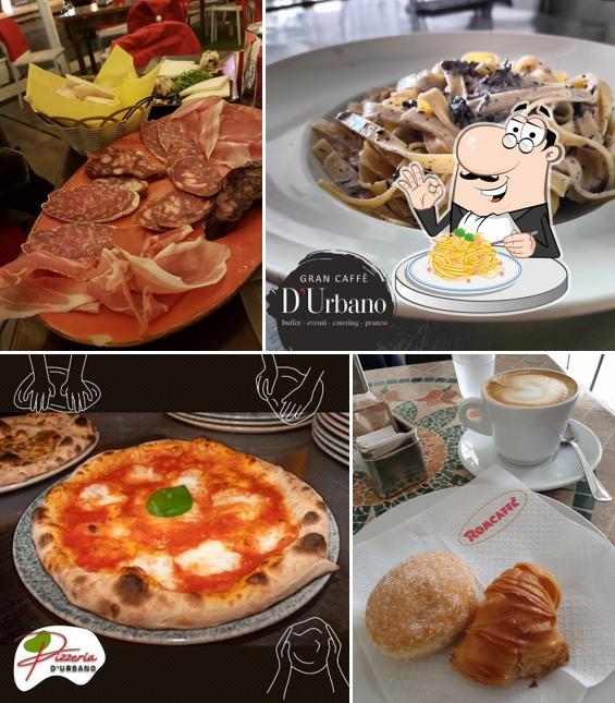 Spaghetti alla carbonara al Gran Caffè D'Urbano...pizzeria...bistrot