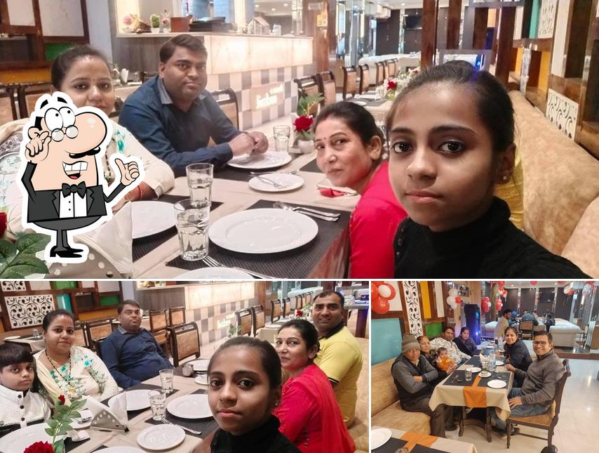 The interior of Dawat Pure Veg